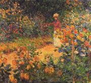 Claude Monet Garden Path at Giverny Spain oil painting reproduction